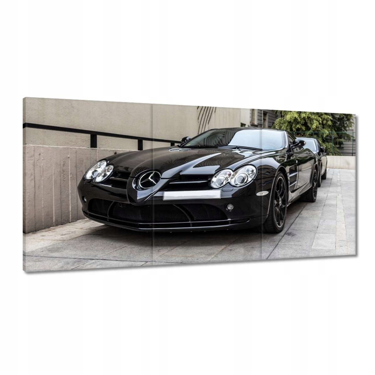 Obrazy 180x90 Čierny športový Mercedes