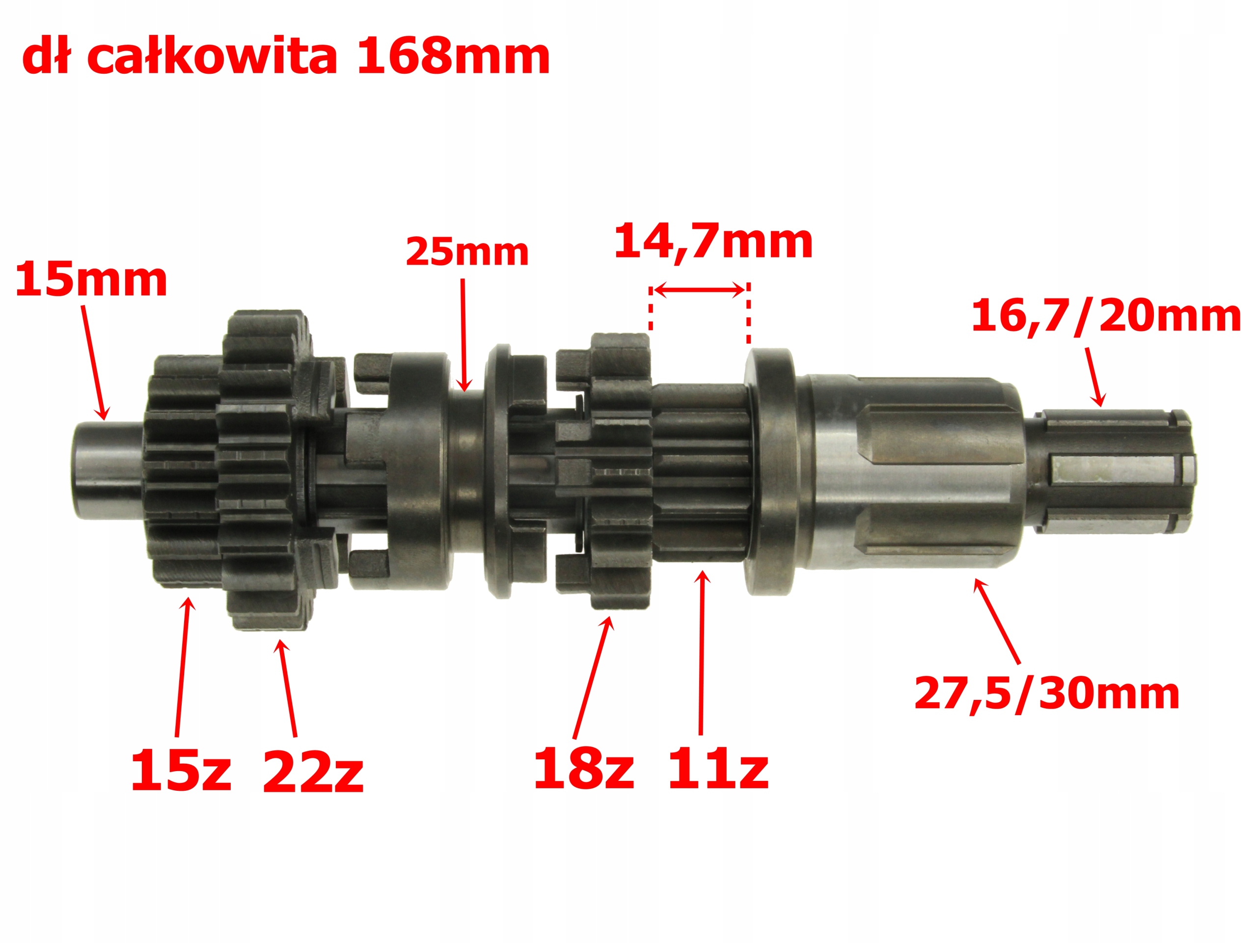 SKRZYNIA BIEGOW WALEK wzmocniona 1 QUAD ATV BASHAN Manufacturer Bashan