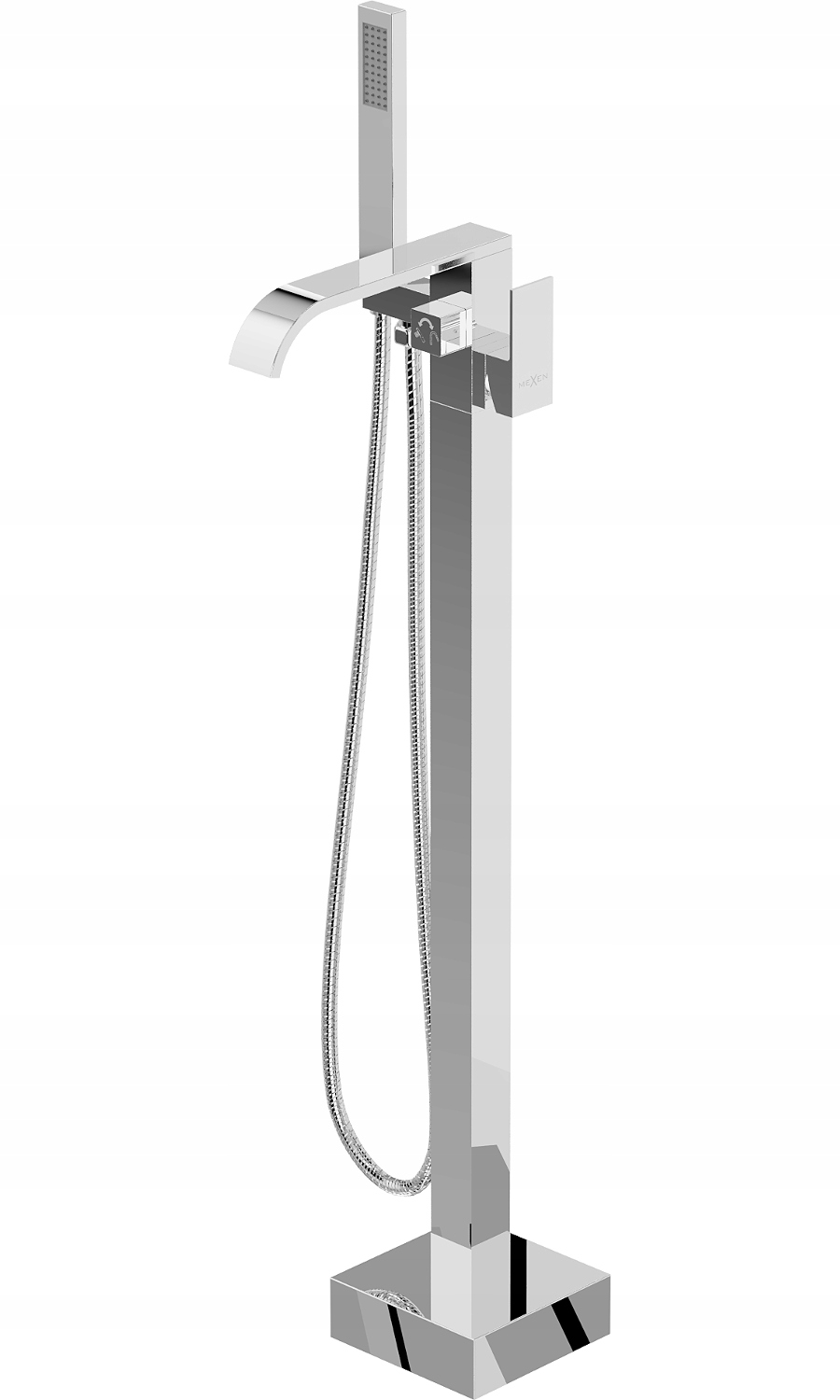 Mexen Lava Bateria Wannowa Wolnostojąca Chrom