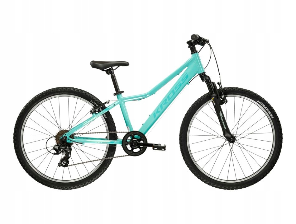 Rower młodzieżowy górski Nowy Model Kross Lea Jr 24 rama 12” seledynowy