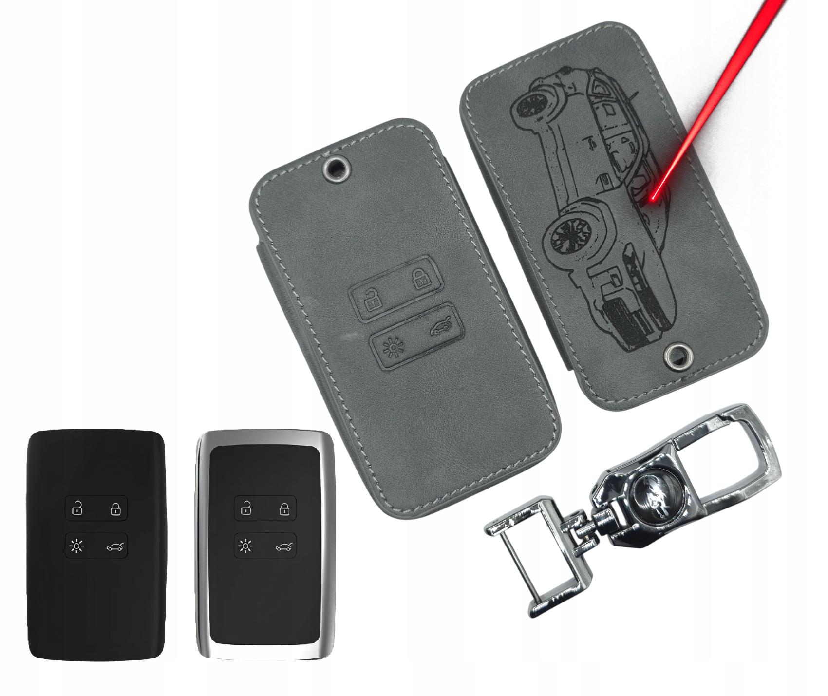 Etui karte Renault Symbioz Megane Austral Captur Clio Dacia Duster Bigster