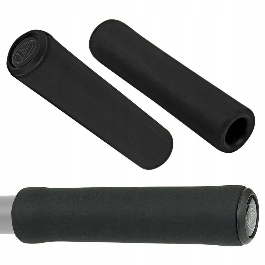 Chwyty gripy kierownicy rowerowej Author Silicone Elite 130 mm