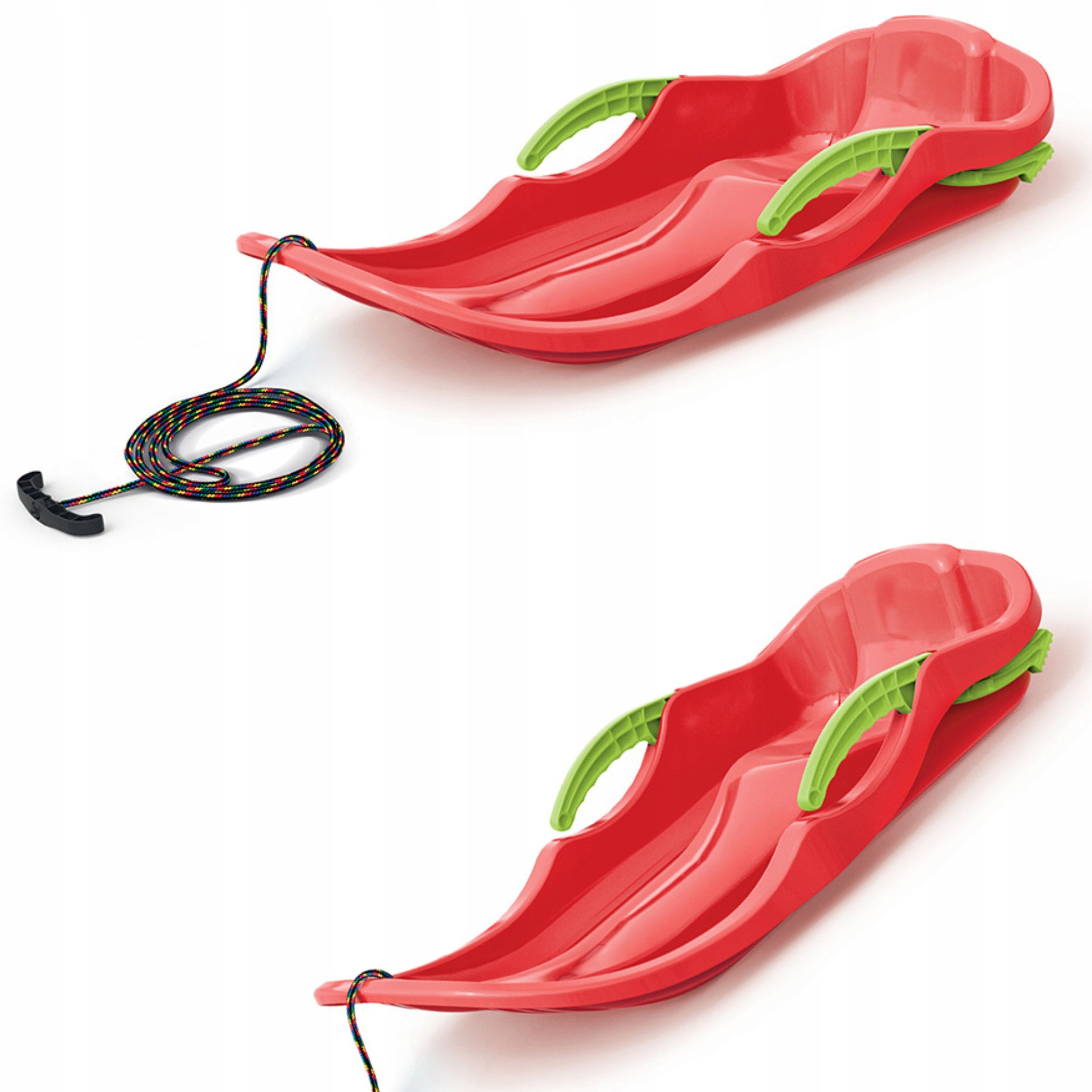 2x Sanki Ślizg Bobslej z hamulcami Szybki jeździk Race S