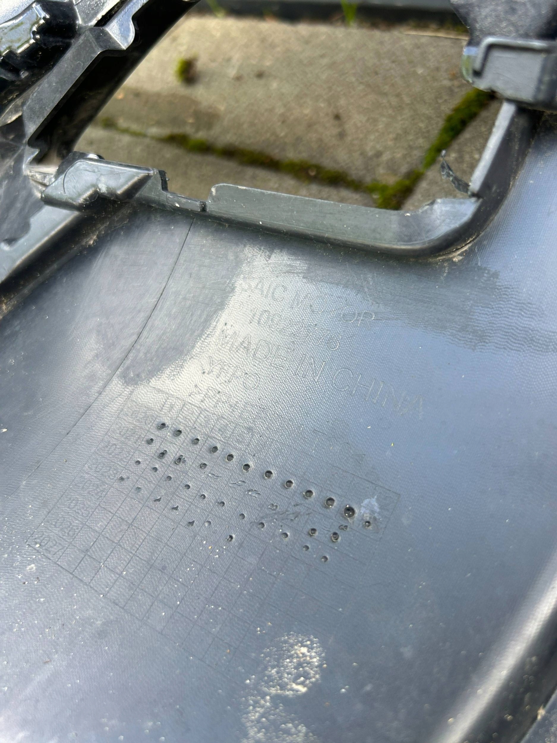 MG ZS 21- bumper rear part rear