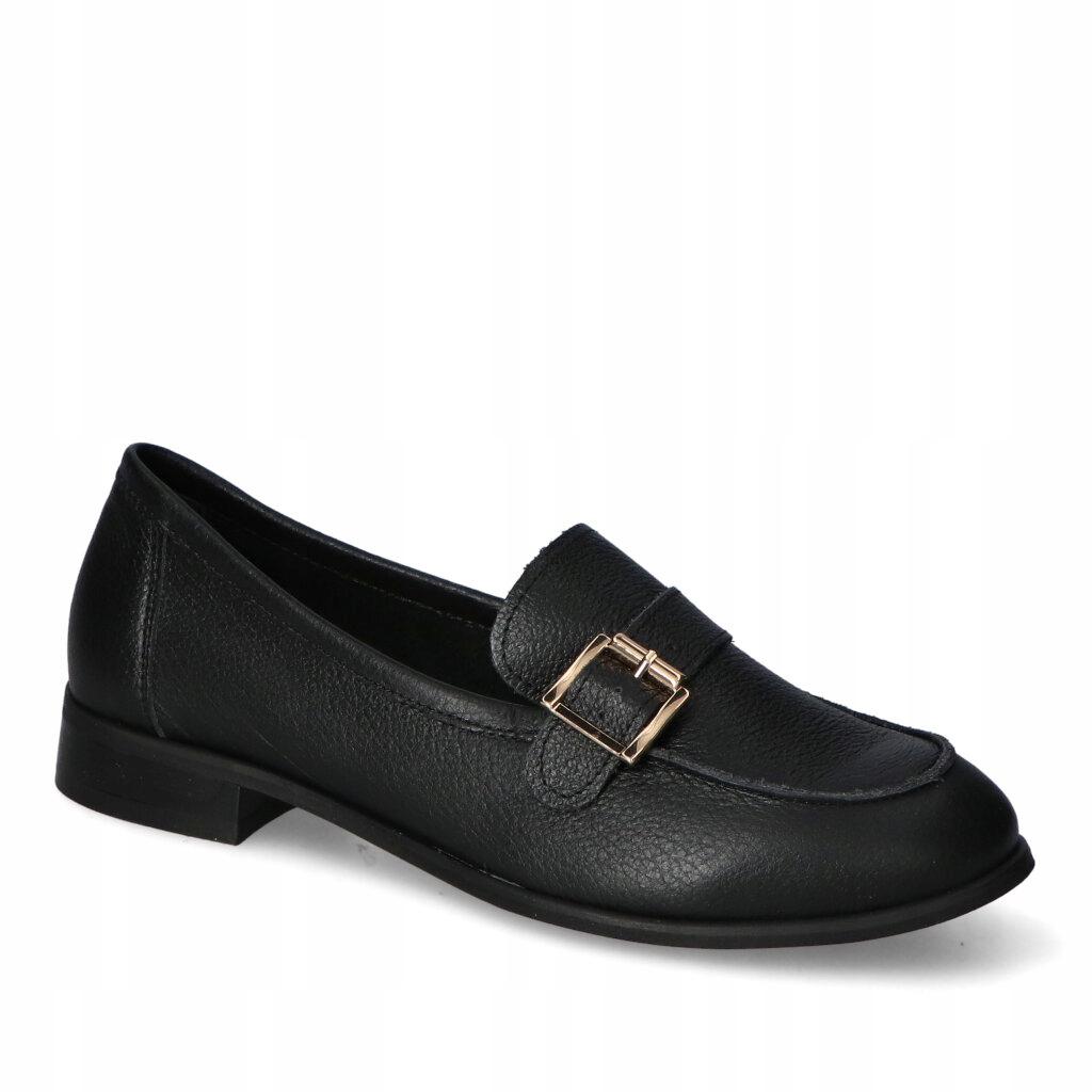 Mokasíny Veronna 1734 Černé hrách 39