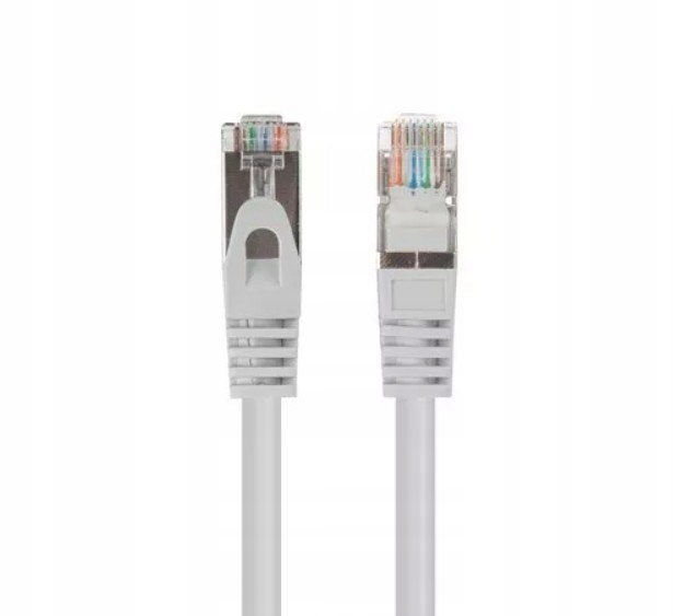 Patchcord KAT.6 Ftp 2M Szary Fluke Passed Lanberg 10-PACK