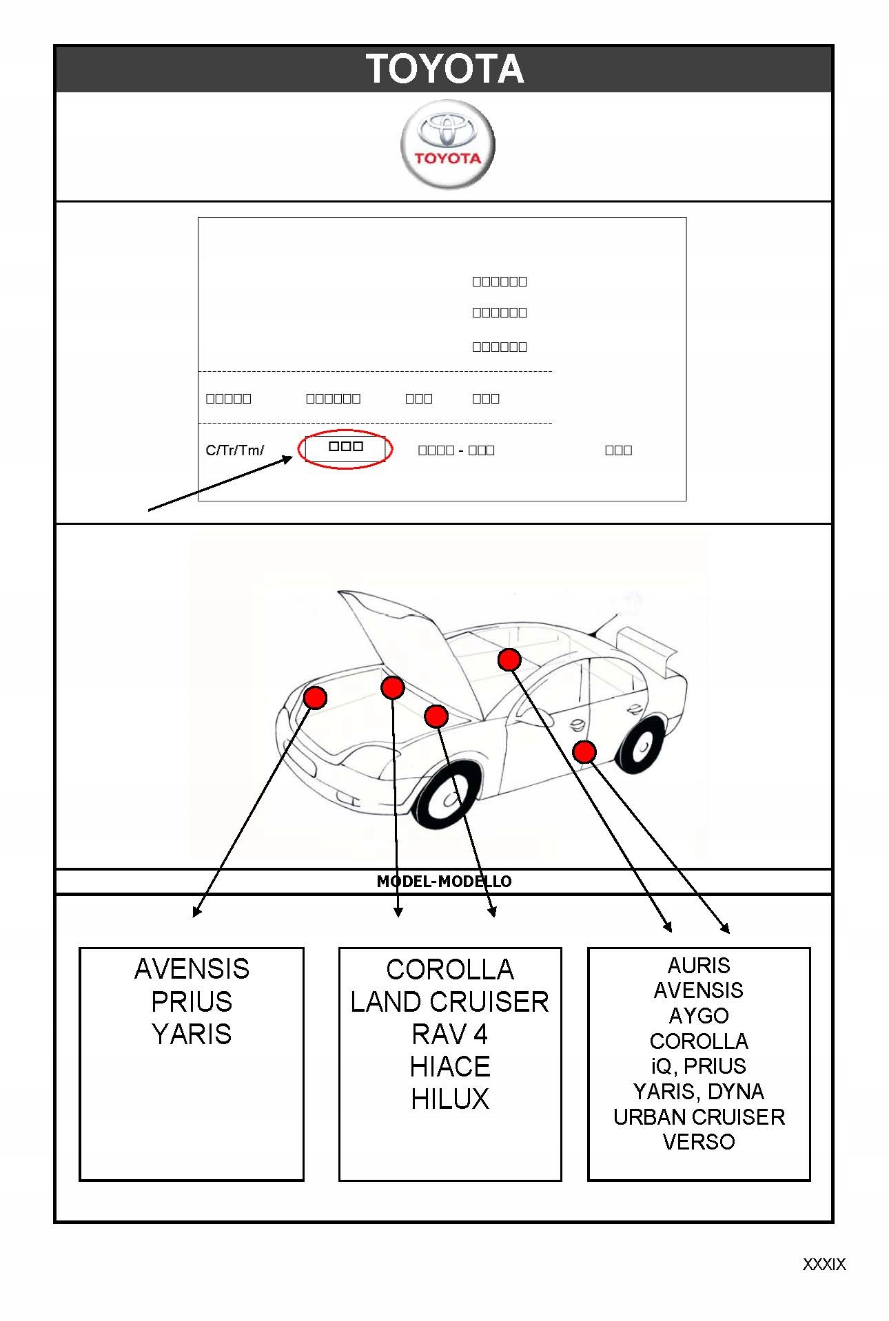 ZAPRAWKA TOYOTA 1G3 MAGNETIC GREY EFFECT EAN (GTIN) 5903240391455
