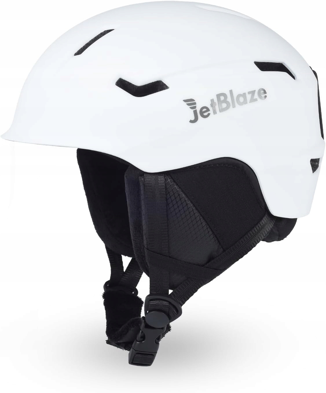 JetBlaze Kask Narciarski Snowboardowy Biały M/L