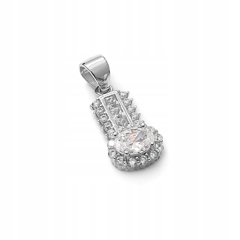 Stříbrný přívěsek Ag 925 s zirkony W0559