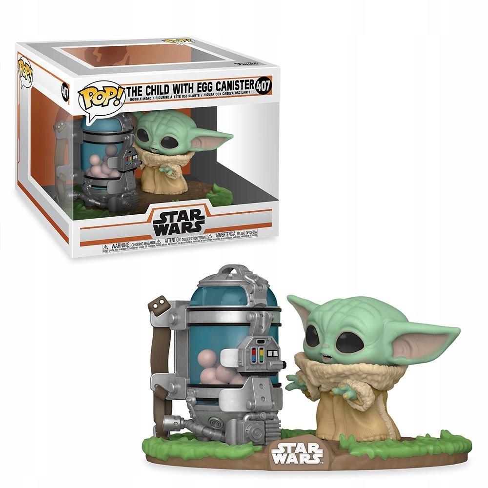 Figurka Funko Pop! Star Wars Mandalorian Child with Canister 407