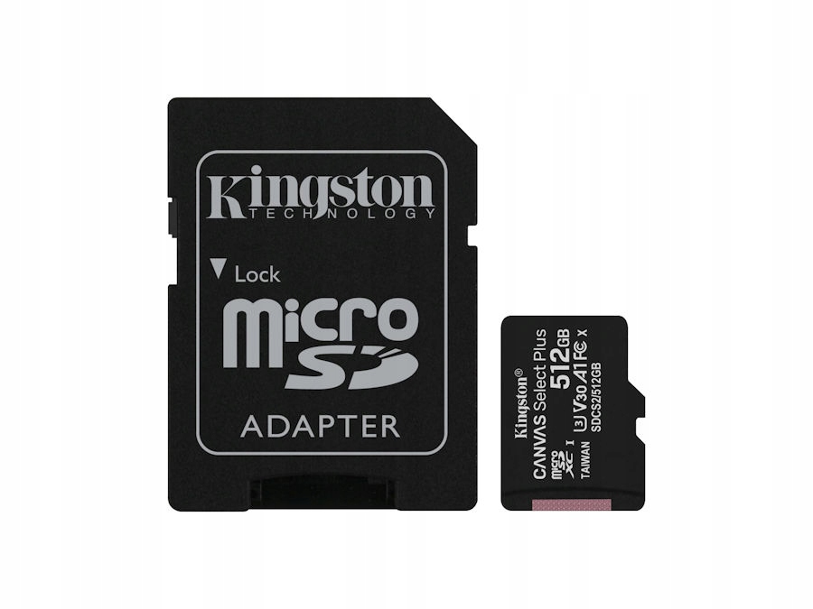 

Kingston Canvas Select+ micro Sd 100/85MB/s 512GB