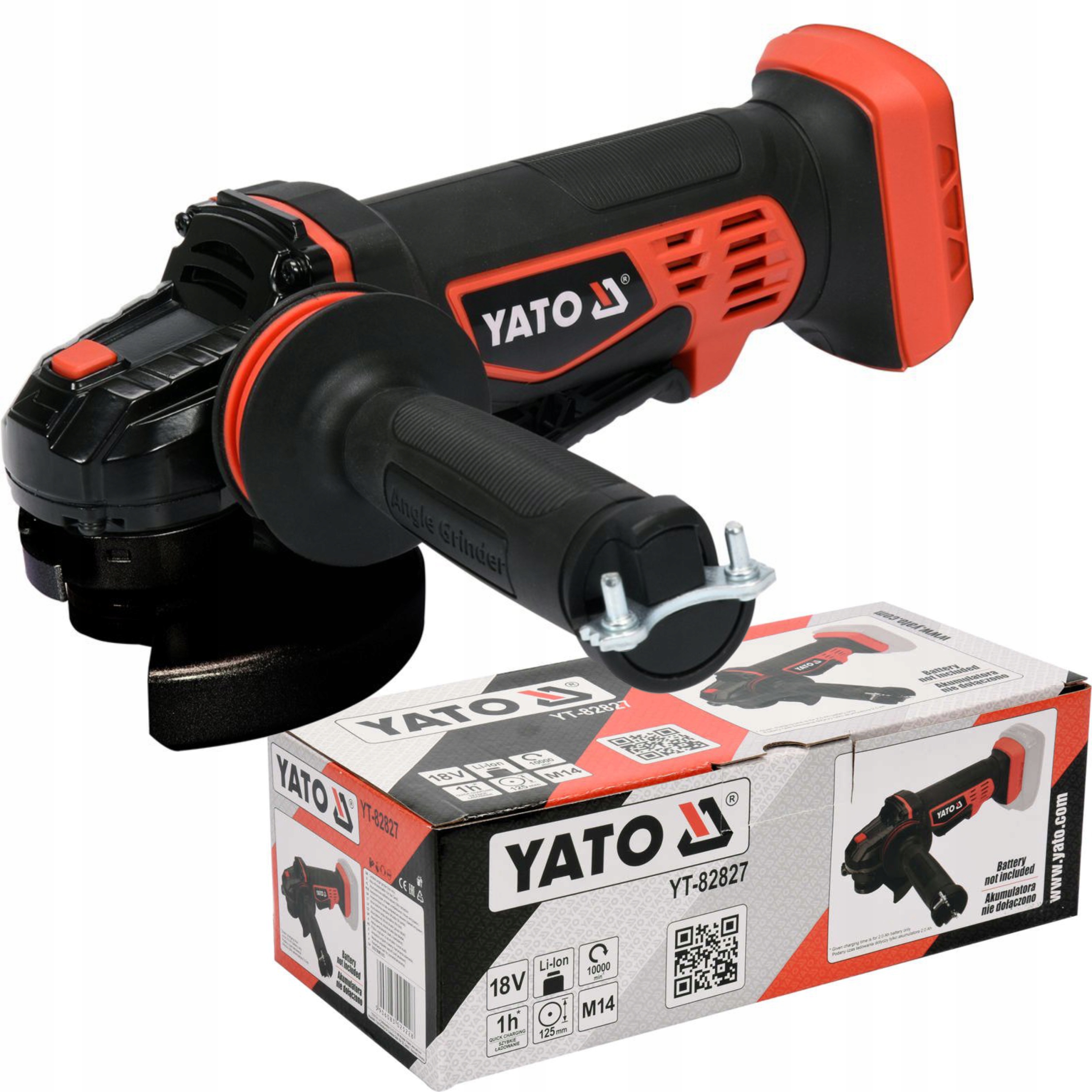 

Szlifierka Kątowa 18V (samo Narzędzie) YT-82827