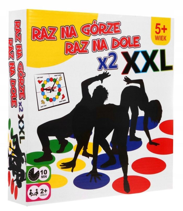 

Gra Rodzinna 2x Mata XXL Twist gra zręcznościowa