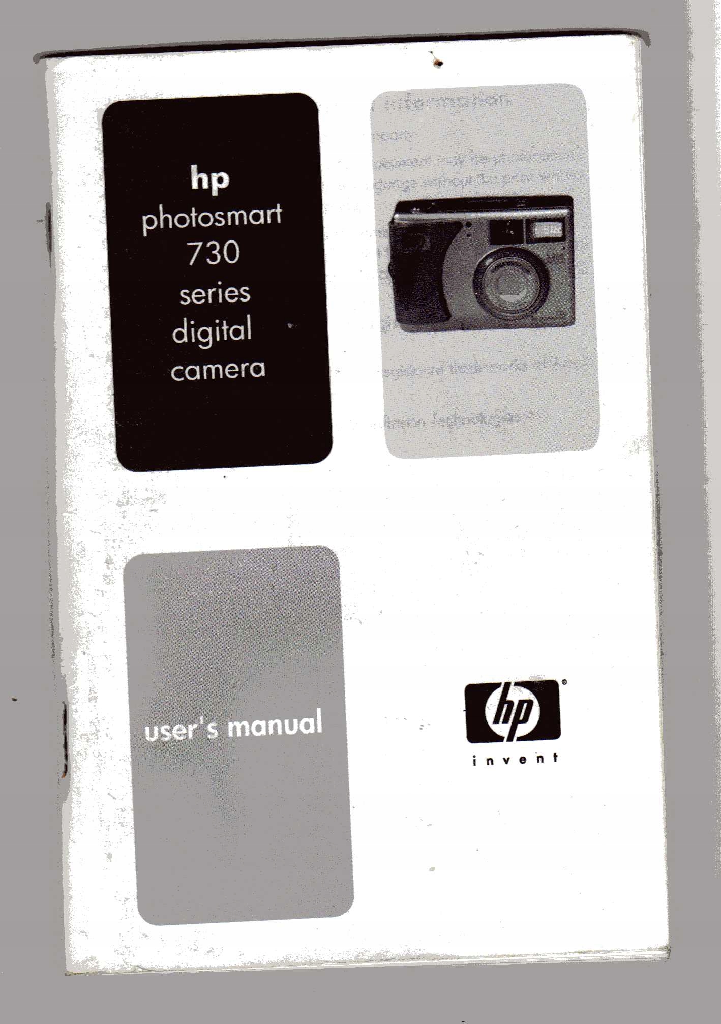 HP PHOTOSMART 730 SERIES DIGITAL CAMERA INSTRUKCJA