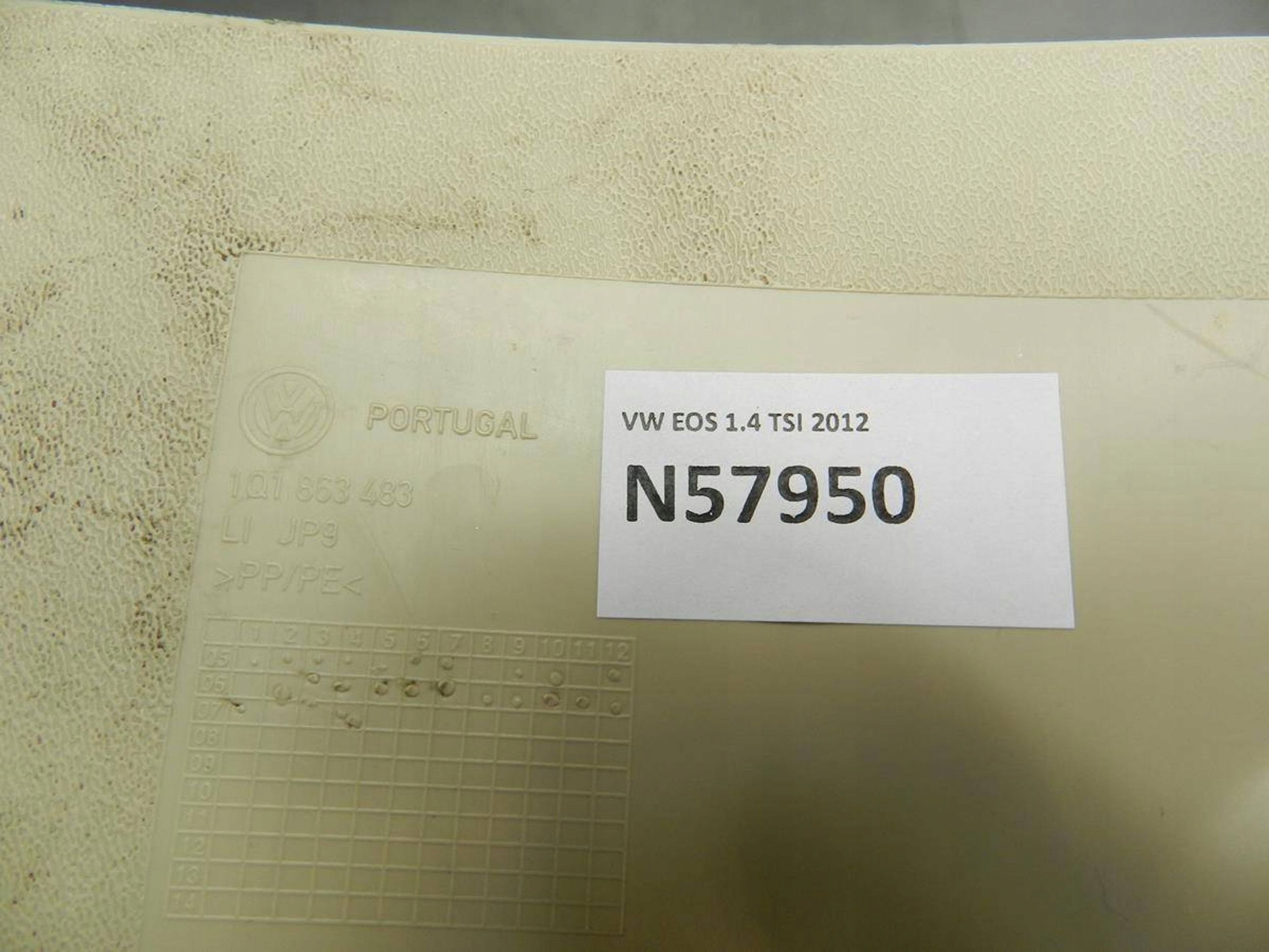 Volkswagen Eos cover of the threshold inner left 1Q1863483