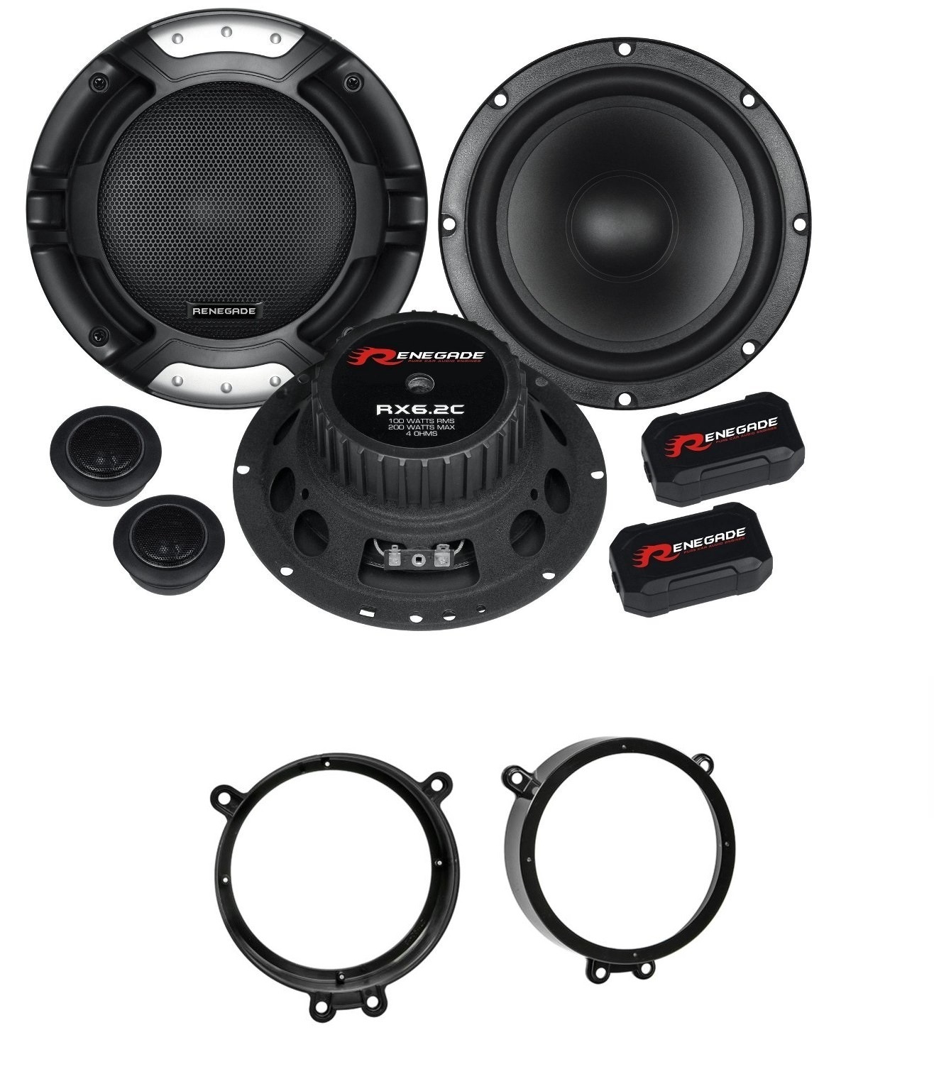 Reproduktory 165 mm Renegade RX6.2C Mercedes CLC-Klasse CL203) Vzdialenosť