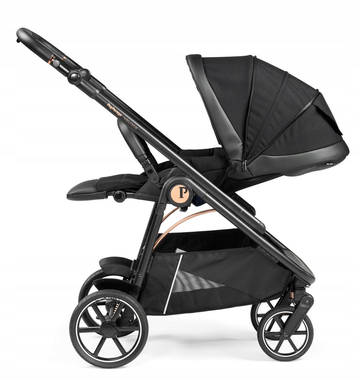 Peg Perego wózek spacerowy Veloce Bronze Noir Liczba kół 4