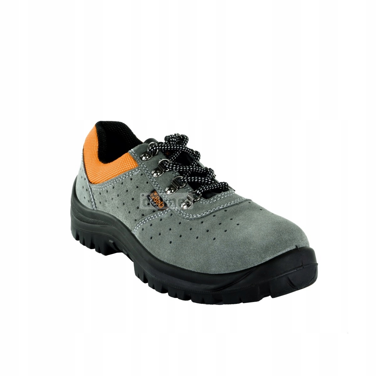 Półbuty Bezpieczne Easy S1P Zamszowe Perforowane, Podnosek Stalowy, Wkładka