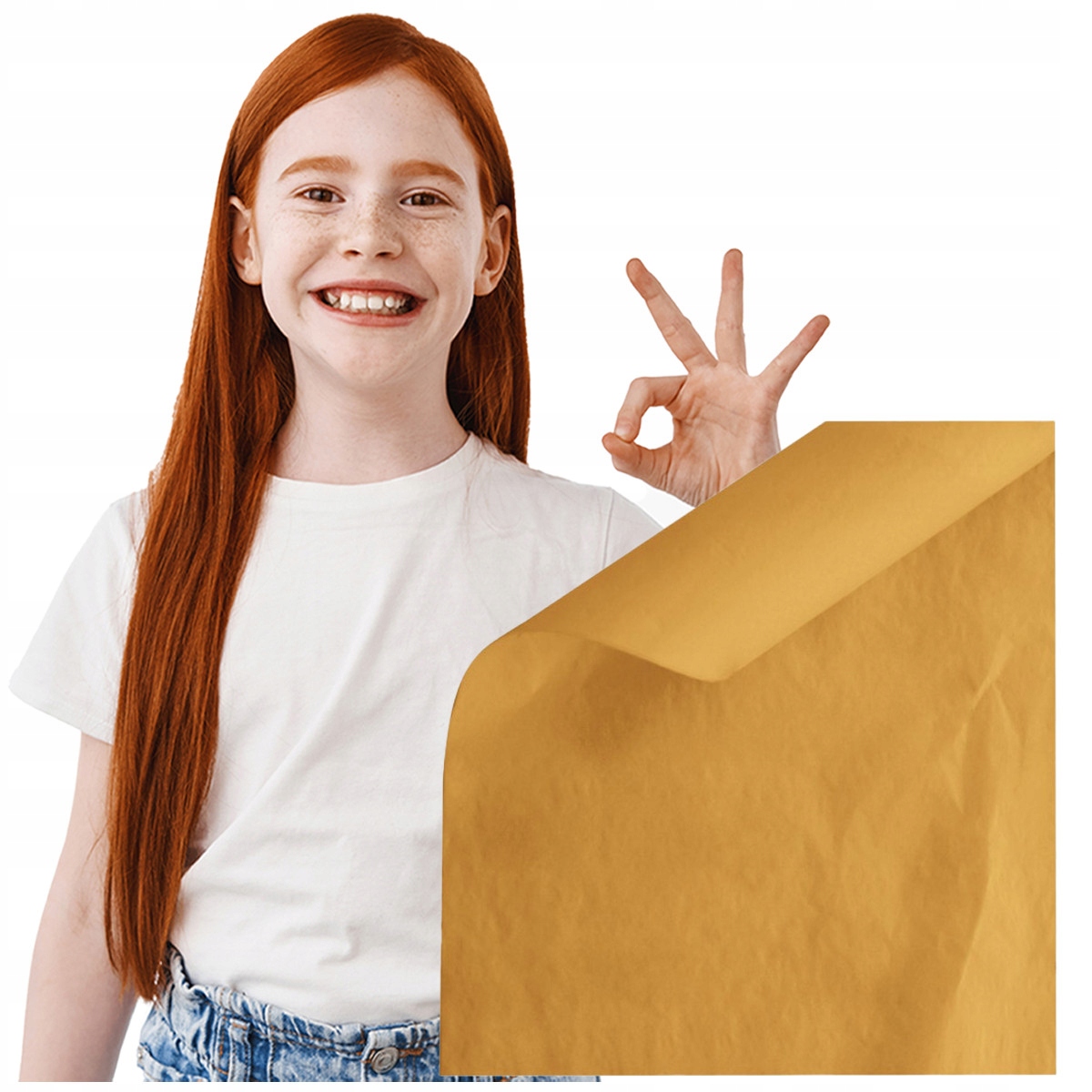 TISSUE Gładka Bibuła Ozdobna Jasny Pomarańcz B2 EAN (GTIN) 5905320020491