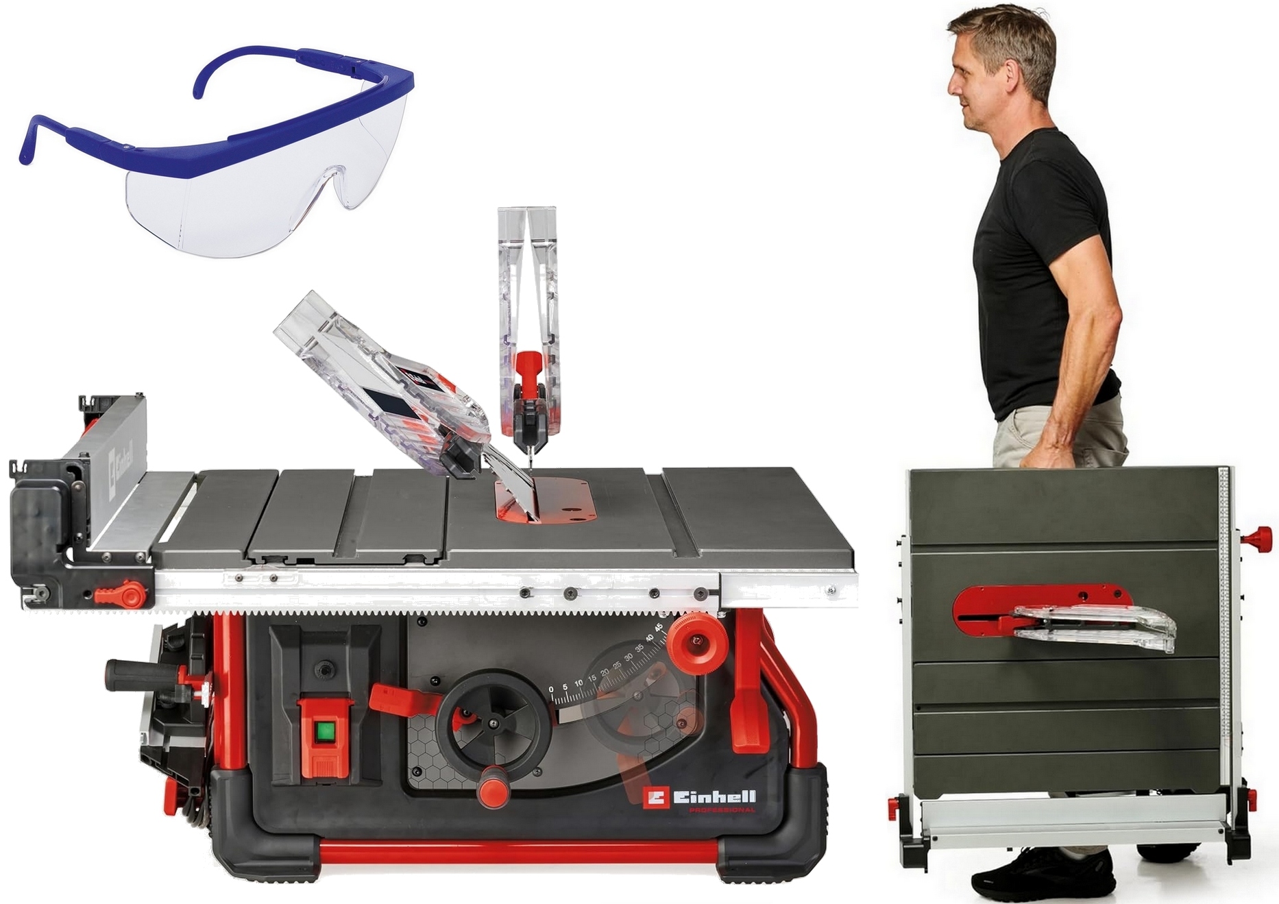 Einhell Tp-cc 10 T profesjonalna piła stołowa krajzega 2000W 254mm +okulary