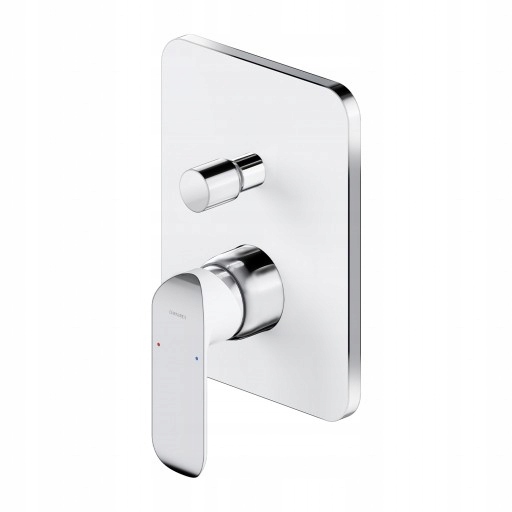 Podomietková Sprchová Batéria, Biela, Chróm