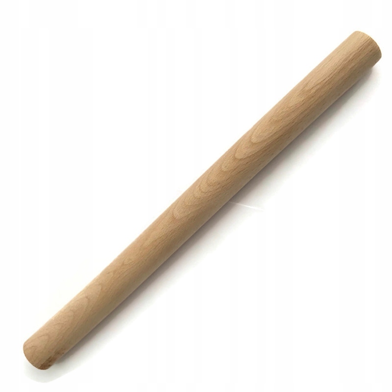 Drążek drewniany do makramy naturalny ~fi20 ~50cm