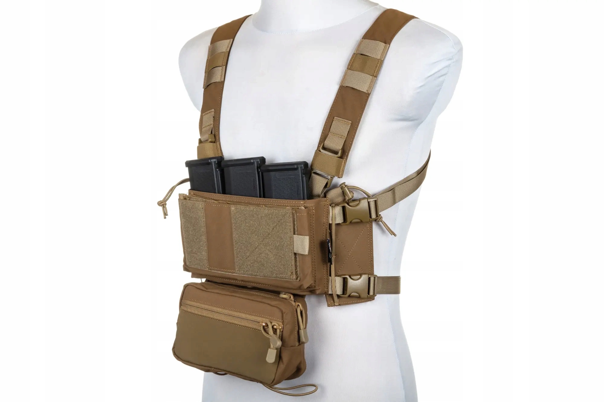 Taktická vesta typu Chest Rig Specna Arms Tactical Adaptive V2 Tan