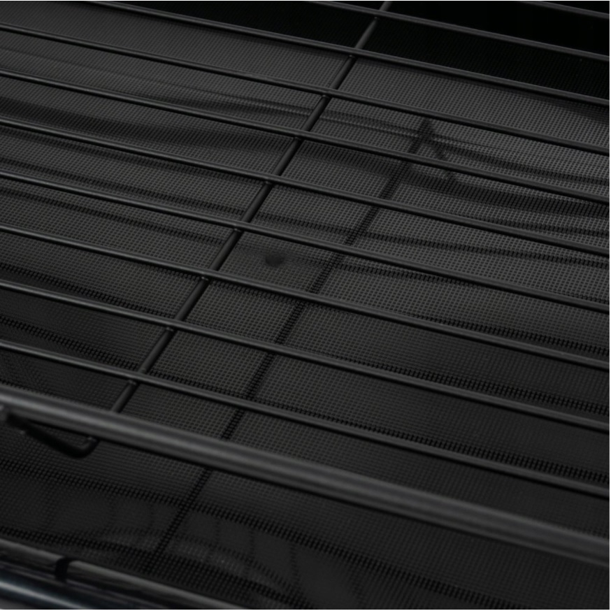 SUSZARKA DO NACZYŃ CZARNA OCIEKACZ DWUPOZIOMOWA Materiał wykonania metal