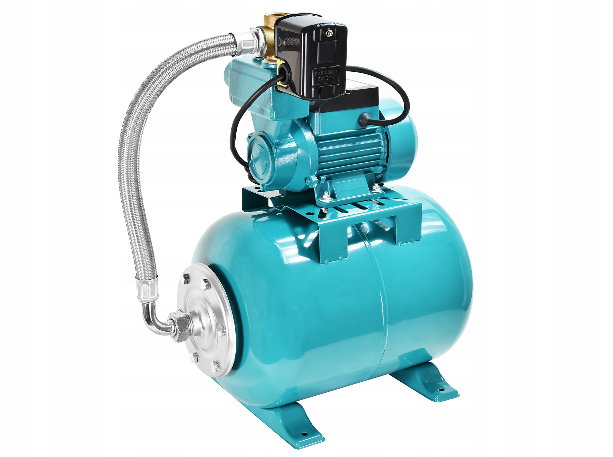 24L Hydrofor Do Wody Pompa Hydroforowa Zbiornik Pełen Zestaw Wydajny Cichy