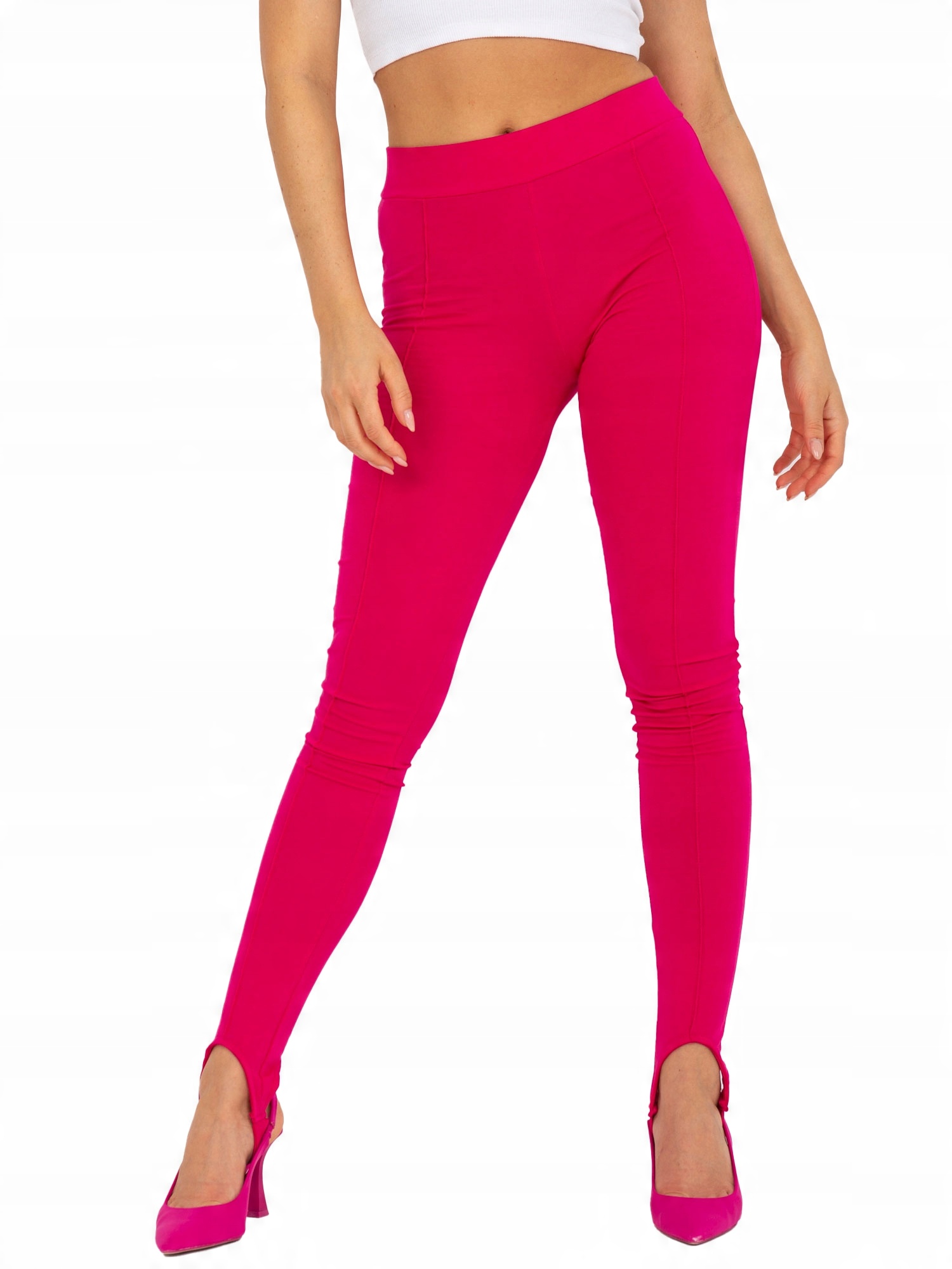

Legginsy Damskie basic z paskiem pod stopą - L