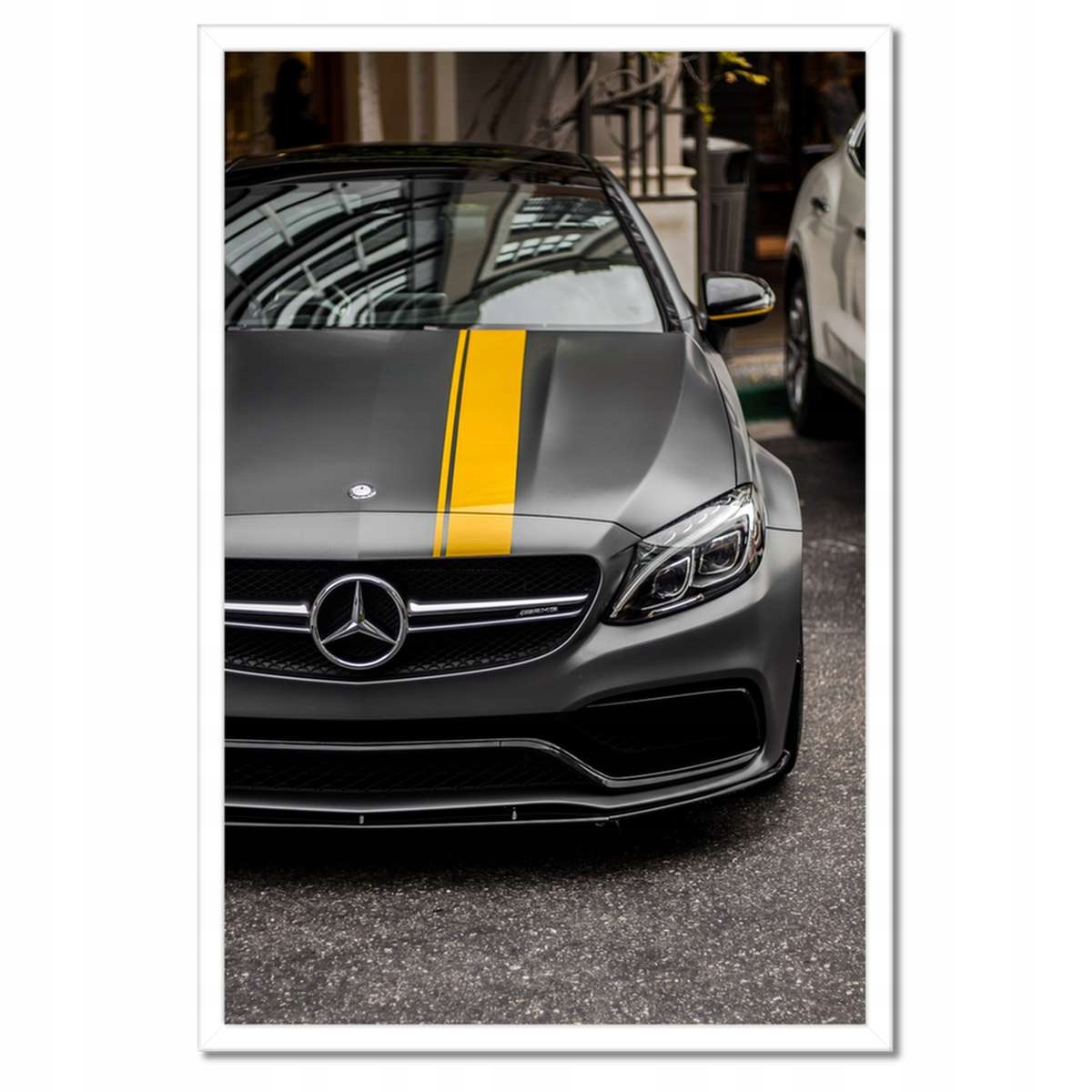 Plakáty v rámu 40x60 Mercedes Amg Žlutý proužek