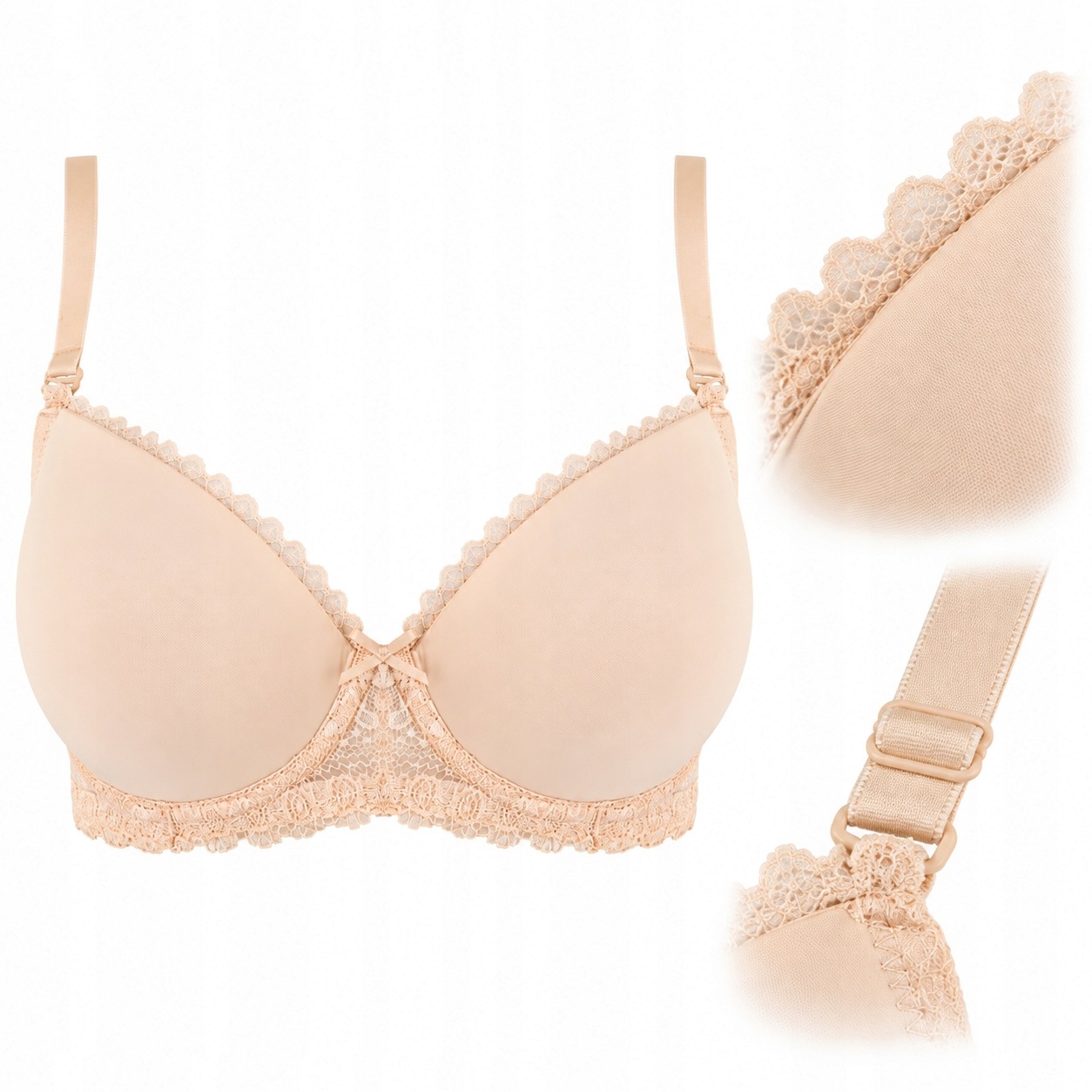 Push-up vyztužená podprsenka Henderson Julietta 23444 béžová 75G Anrr