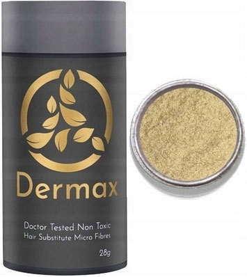 Dermax 28 g – Kosmetika na zahušťování mikrovláken, barva Světle blond