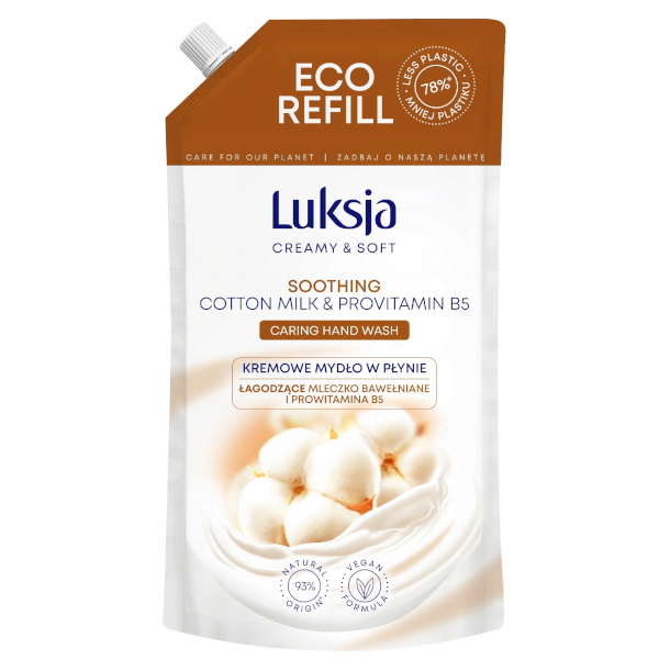 

Luksja Mydło w płynie zapas Bawełna 900ml
