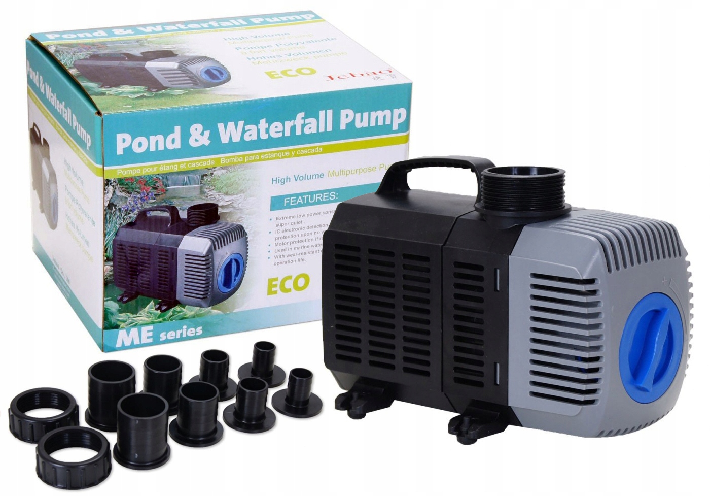 

Pompa Z Regulacją Przepływu Jebao ME-12000 l/h 85W