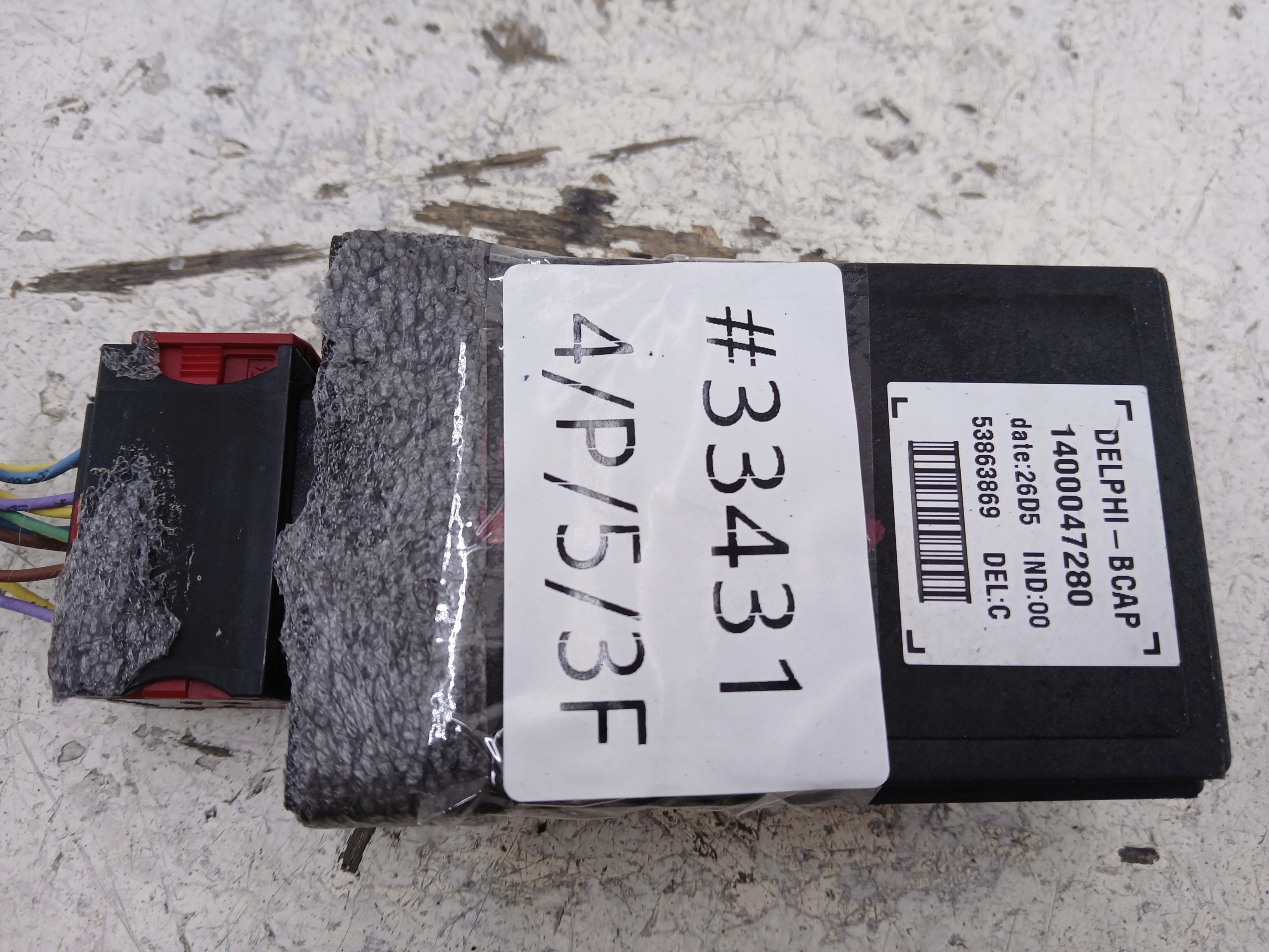 PEUGEOT 807 CITROEN C8 Module de la serrure Central 1400047280