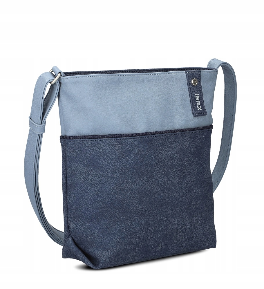 Kabelka crossbody se dvěma popruhy Zwei J10 Nblu