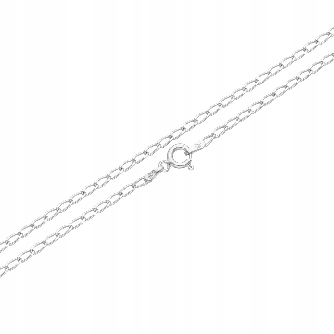 Řetěz cheval rhodiovaný 3.9 g, 50 cm, 2 mm