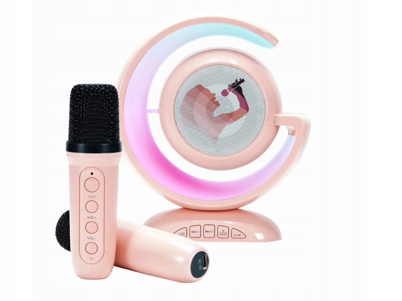 Zestaw karaoke Musicmate RainbowDust MM-SC70-P