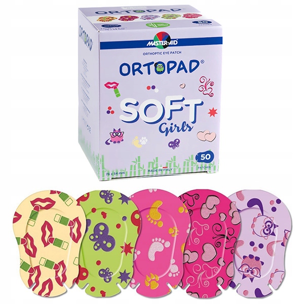 

Ortopad Soft Girl Plastry na oko zeza Regular x 50