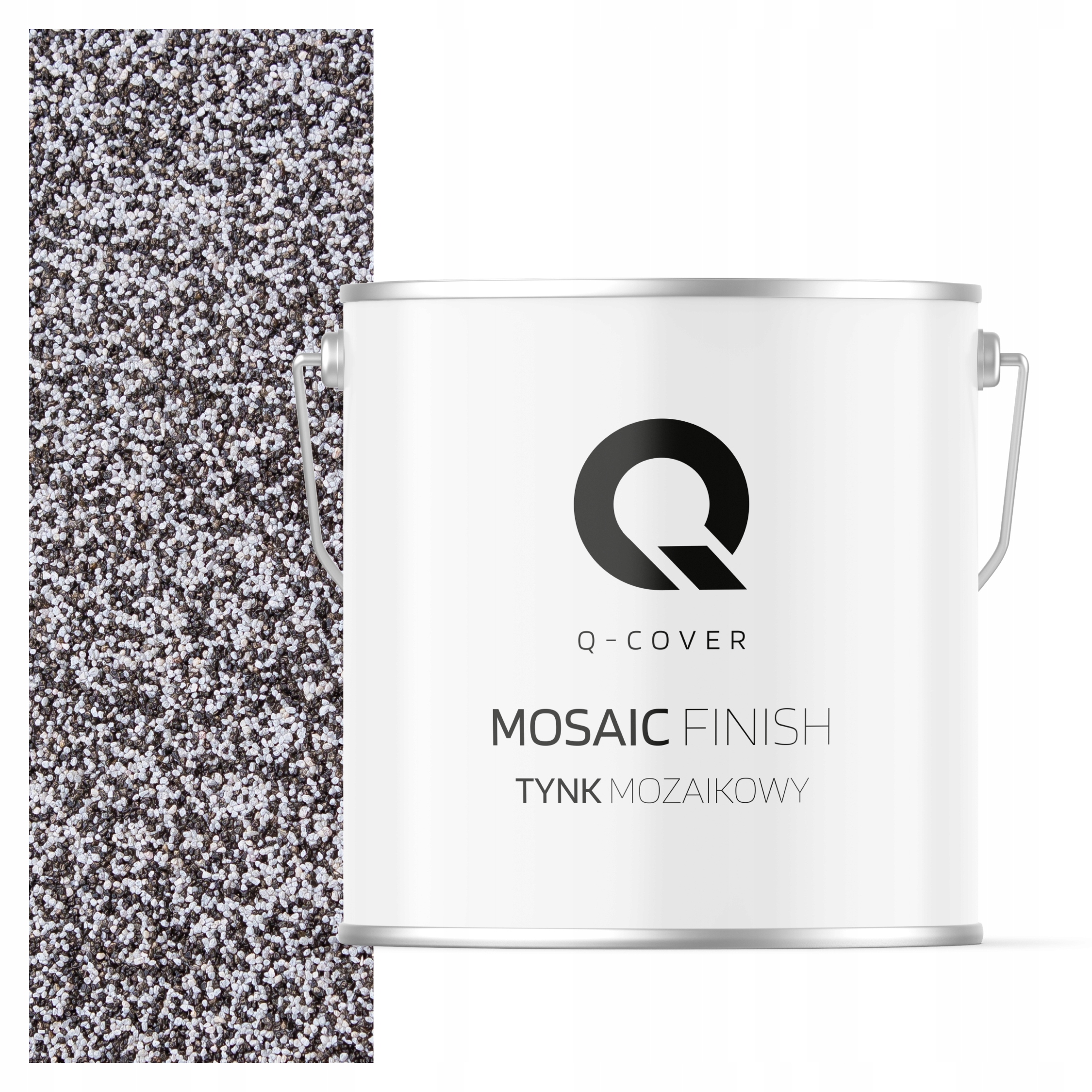 Mozaiková Omítka Mozaika 7KG Šedá Tmavá M41 Ozdobná Pryskyřičná Fasáda