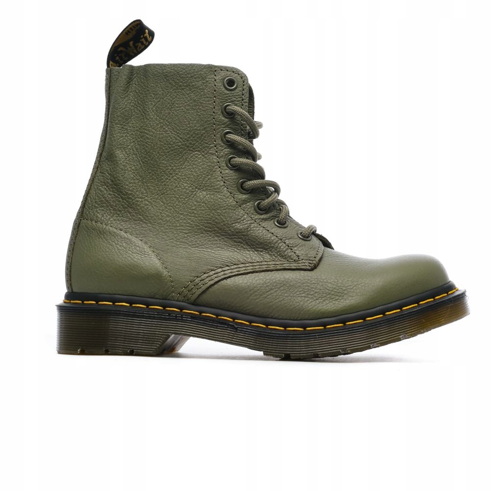 Glany Dr. Martens 1460 pascal, zelená koža DM27641384 37