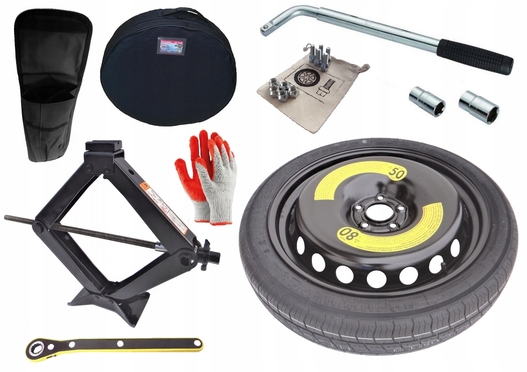 nové Dojezdové Kolo 125/70 R19 Mercedes E W213 (2016-2023) Sada