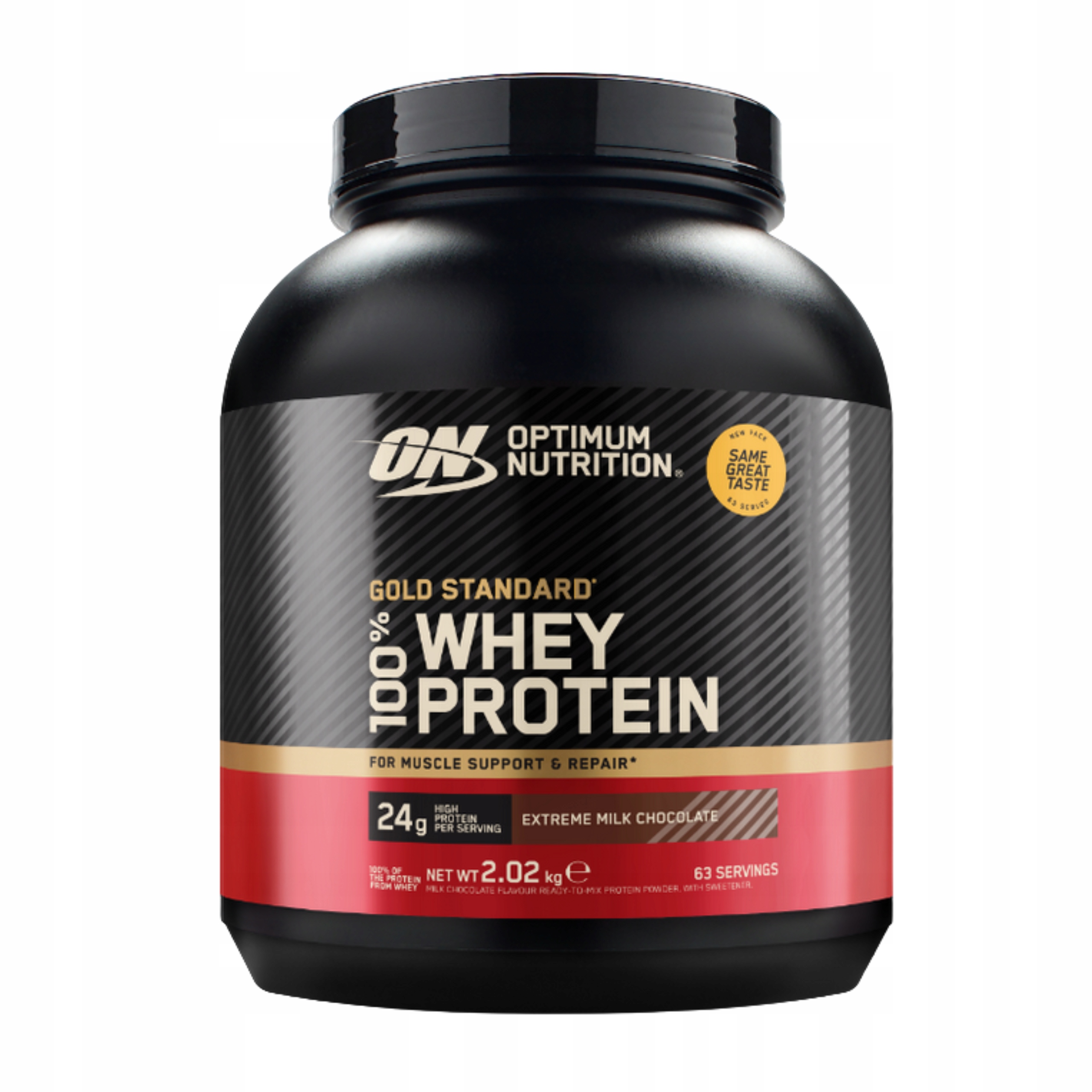 Optimum Nutrition Gold Standard Whey 2020 g Bílkoviny Čokoláda Wpc Wpi 63p