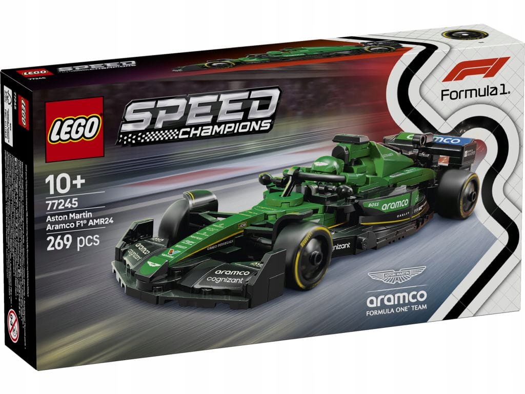 Lego 77245 Speed Champions F1 Aston Martin Aramco AMR24 Formule