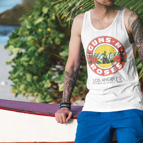 TANK TOP HORROR/ROCK GUNS N 989 BULLET Rozmiar L