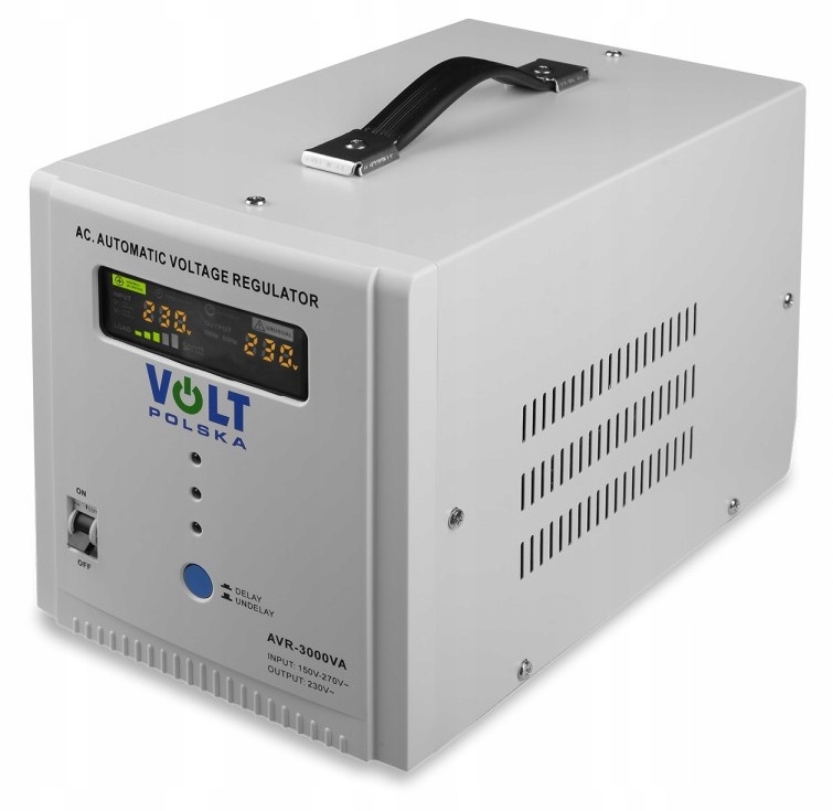 STABILIZATOR NAPIĘCIA PRĄDU AVR 3000 VA DO AGREGATU