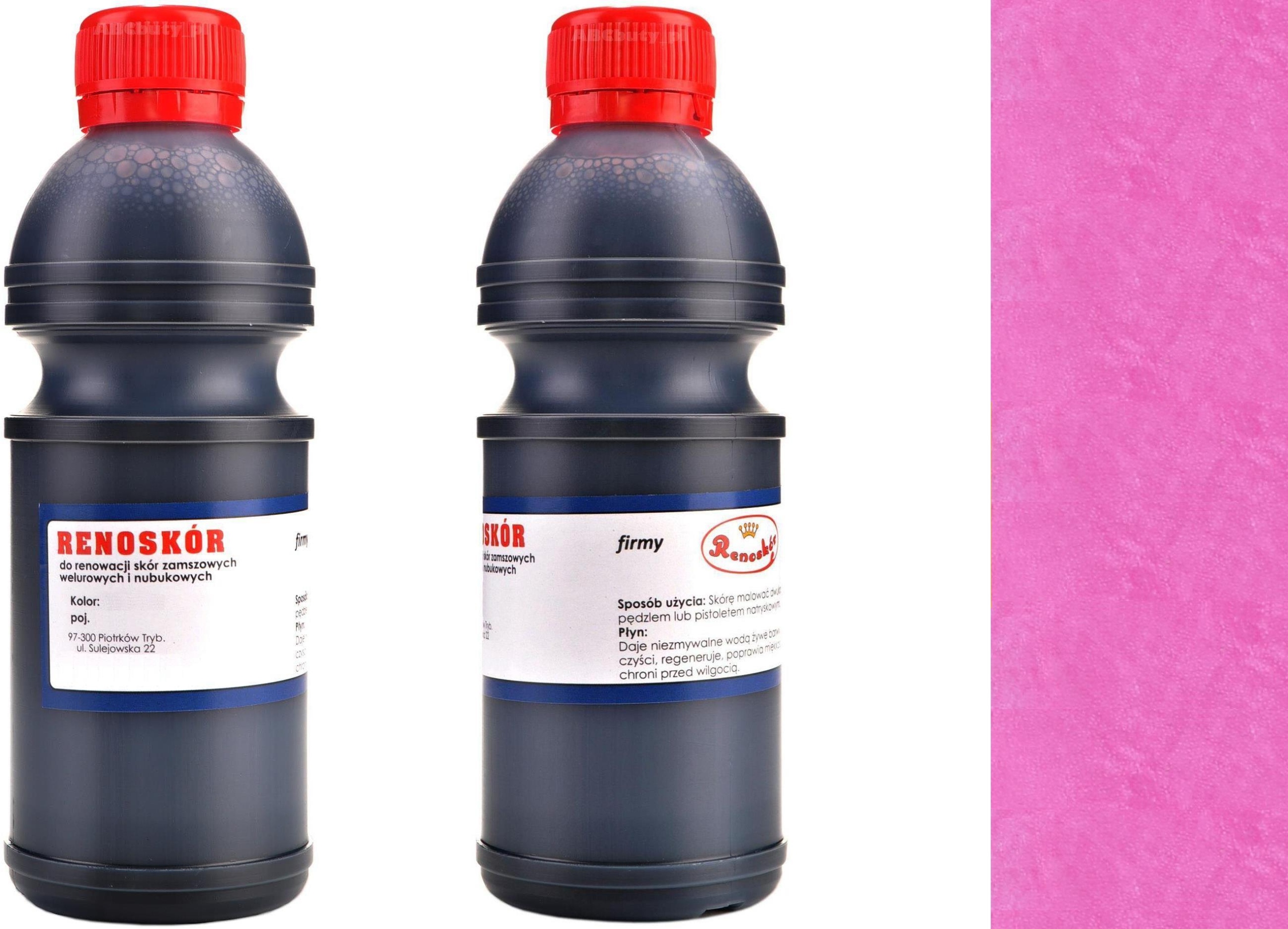 Růžový 14 Barva pro renovaci Velurového Čalounění Řídítka Alcantary 250 ml