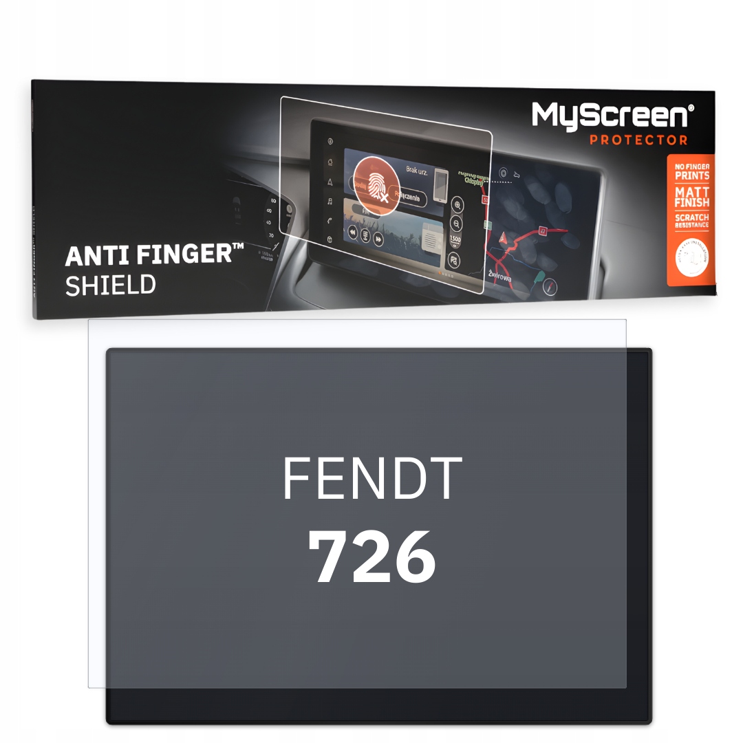 Fólie pro Fendt 726 Nd 2022 2023 Front Centre Speedometer 10"