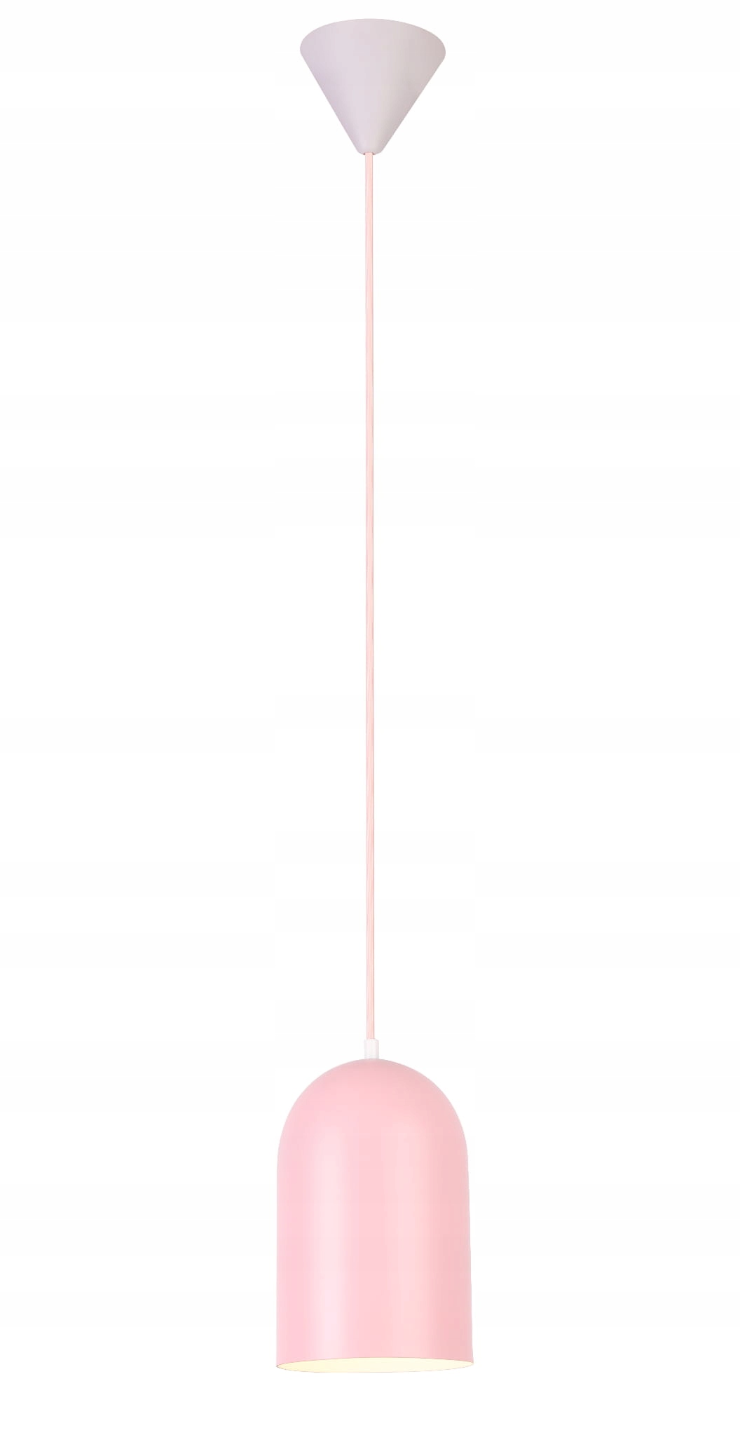 Závěsná lampa lustr tuba růžová Candellux